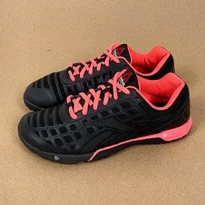 Reebok Crossfit Nano 3.0 Women's Size 6.5 Black Bright Coral